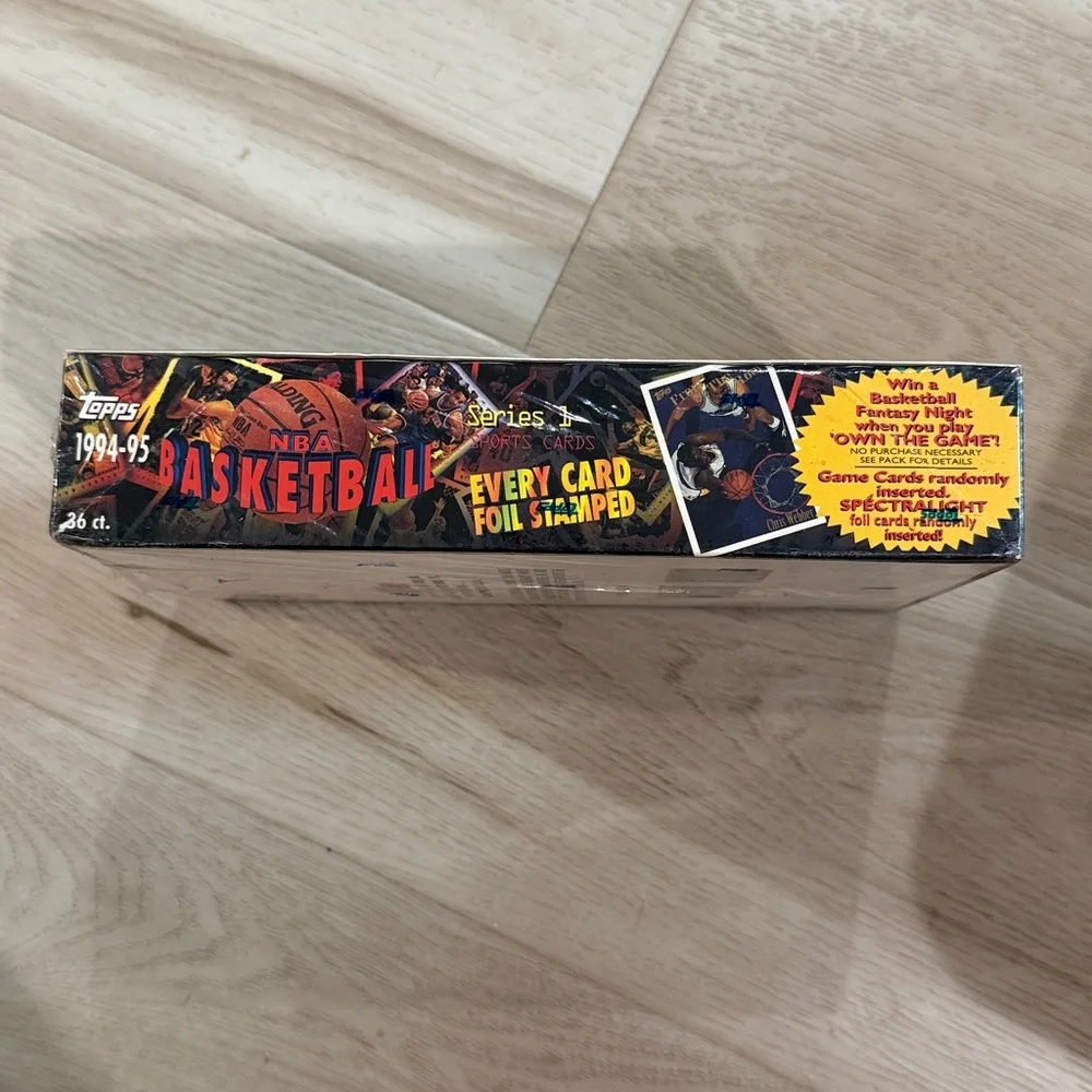 1994-95 TOPPS Basketball Series 1 box - Picture 3 of 4